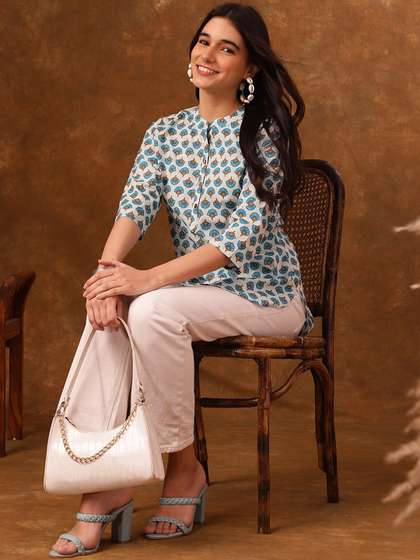 Anouk Printed Pure Cotton Kurti