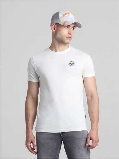 Jack & Jones Short Sleeves Slim Fit Pure Cotton T-shirt