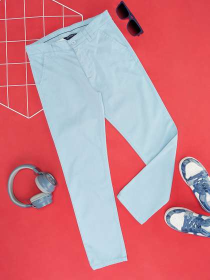 Pantaloons Junior Boys
                    Mid-Rise Pure Cotton Trousers