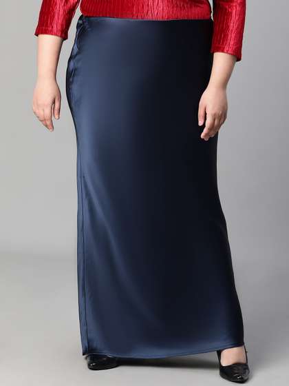 Oxolloxo Plus Size Pencil Maxi Skirts