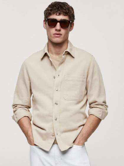 Price History of MANGO MAN Cotton Linen Shacket