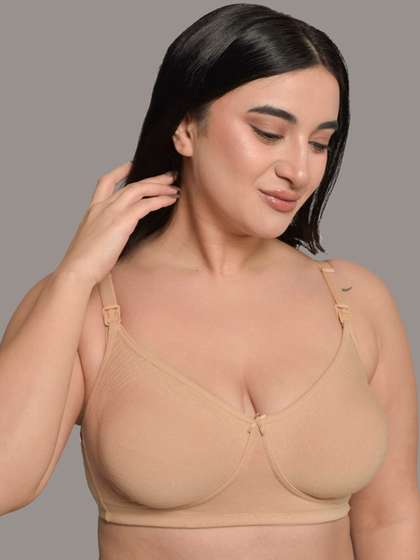 Inner Sense Plus
                          size Bamboo Cotton Non-Padded Full-Coverage
                          Side support Maternity Bra