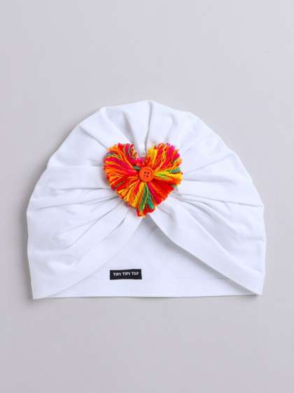 TIPY TIPY TAP Kids Self
                    Design Cotton Beanie Cap