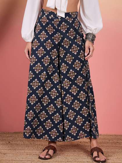 InWeave Women Printed Flared Palazzos