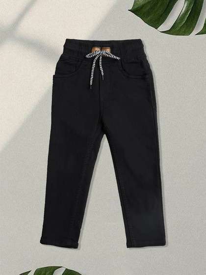 A-Okay Unisex Kids
                      Skinny Fit High-Rise Easy Wash Jogger Jeans