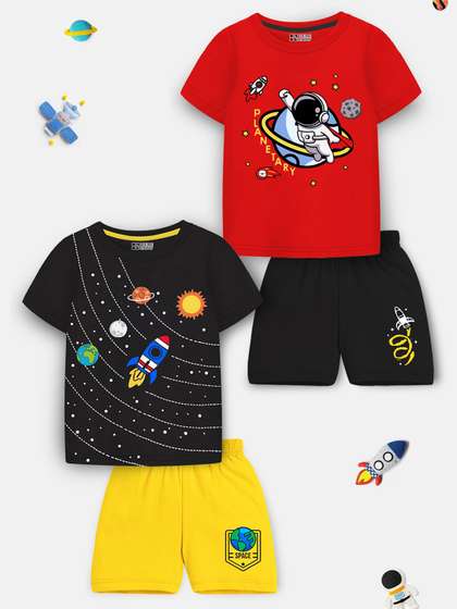 HERE&NOW Boys
                    Printed T-shirt with Shorts