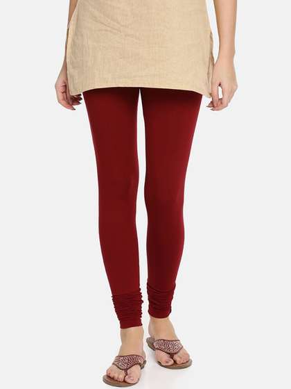 TWIN BIRDS
                          Churidar Length Slip-On Leggings