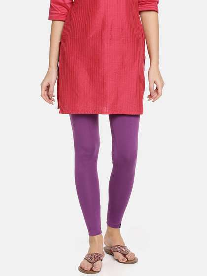 TWIN BIRDS Women
                        Solid Super Stretch Cotton Ankle Length
                        Leggings