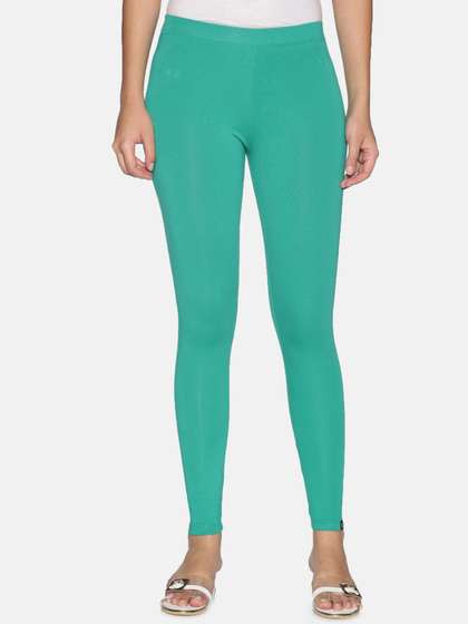 TWIN BIRDS Women
                          Solid Super Stretch Cotton Ankle Length
                          Leggings