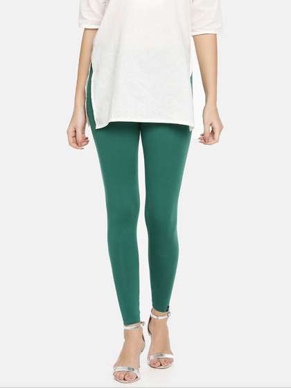 TWIN BIRDS Women
                        Solid Super Stretch Cotton Ankle Length
                        Leggings