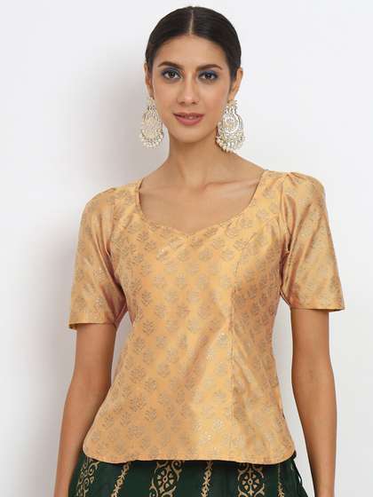 studio rasa Round Neck Floral Printed Kurti