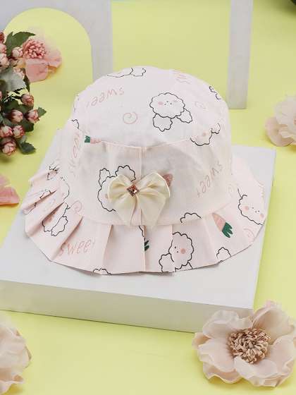 PASSION PETALS Girls
                    Printed Cotton Bucket Hat