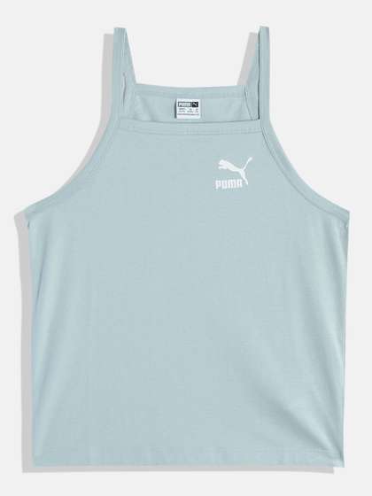 Puma Girls Classics Pure
                    Cotton Slim Fit Tank Top