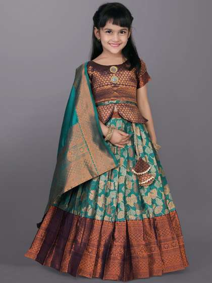 BAESD Girls Ready to
                    Wear Lehenga & Blouse With Dupatta