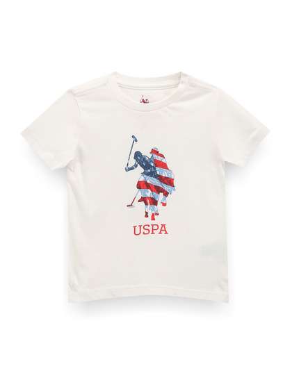 U.S. Polo Assn. Kids
                      Boys Printed Short Sleeves Cotton T-shirt