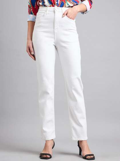 Style Quotient Women
                        Straight Fit High-Rise Stretchable Denim Jeans