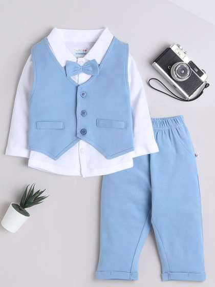 BUMZEE Boys Shirt with
                      Trousers