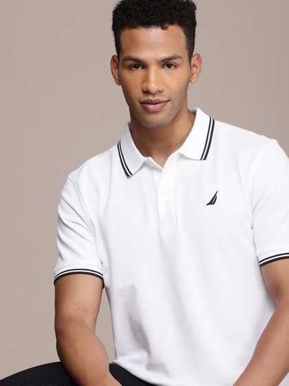 Nautica Polo Collar Pure Cotton T-shirt
