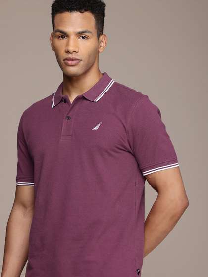 Nautica Polo Collar
                        Pure Cotton T-shirt