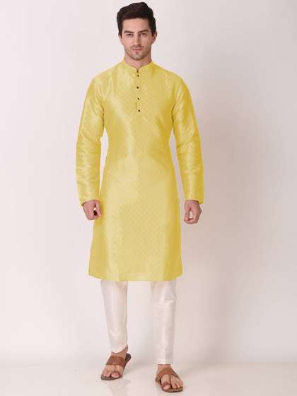Cult Indie Woven Design Art Silk Kurta