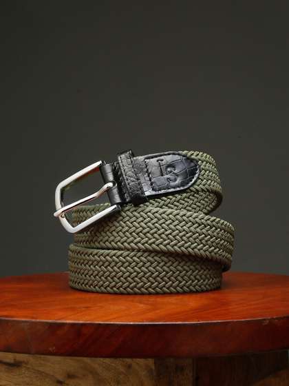 LOUIS STITCH Men
                    Textured Braided Belt