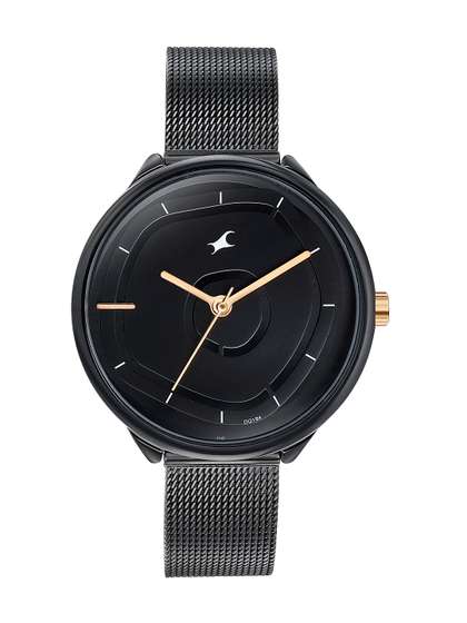 Fastrack Stunners Quartz
                    Analog With Rose Gold Dial Watch For Girls -
                    6303wl01