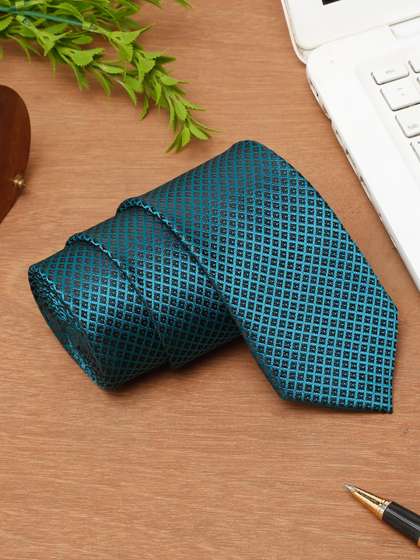 Cantabil Men Woven
                    Design Broad Tie