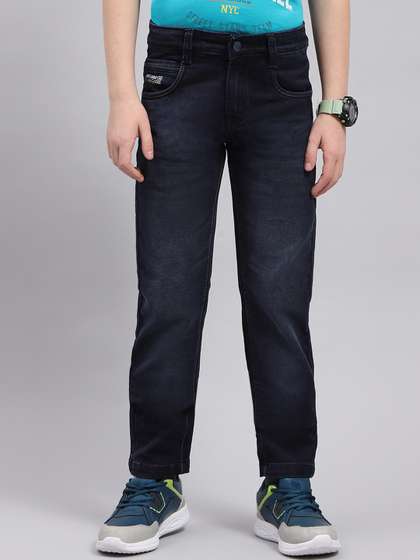 Monte Carlo Boys Slim
                    Fit Light Fade Jeans