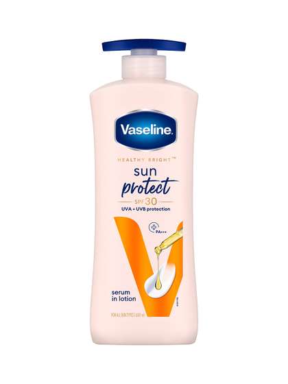 Vaseline Sun Protect
                        SPF 30 UVA + UVB Protection Body Lotion To
                        Reduce Tan Lines - 600ml