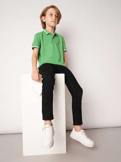 Jack & Jones Junior Boys Polo Collar Pure Cotton T-shirt
