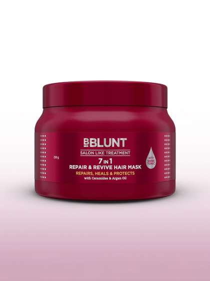 BBLUNT 7-In-1 Repair
                        & Revive Hair Mask with Argan Oil &
                        Ceramides - 250 g