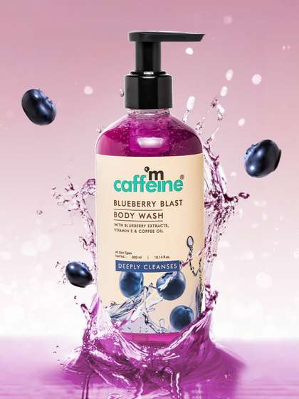 MCaffeine Blueberry
                        Blast Body Wash with Vitamin E & Coffee Oil
                        - 300 ml