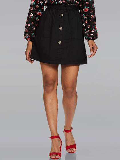 Dream of Glory Inc Cotton A-line Mini Skirts