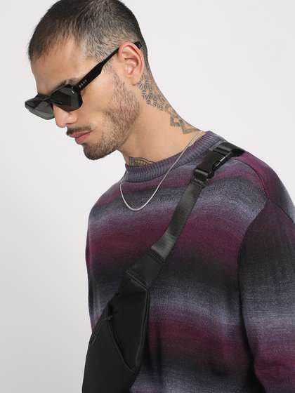 THE BEAR HOUSE
                        Colourblocked Pure Acrylic Sweatshirt