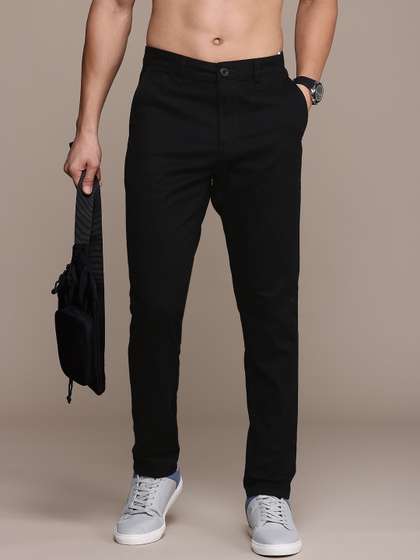 The Roadster Life
                        Co. Men Pure Cotton Slim Fit Chinos Trousers