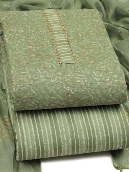 Sun Fashion And
                          Lifestyle Printed Unstitched Dress Material