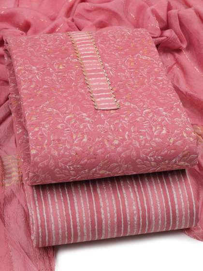 Sun Fashion And
                        Lifestyle Printed Unstitched Dress Material
