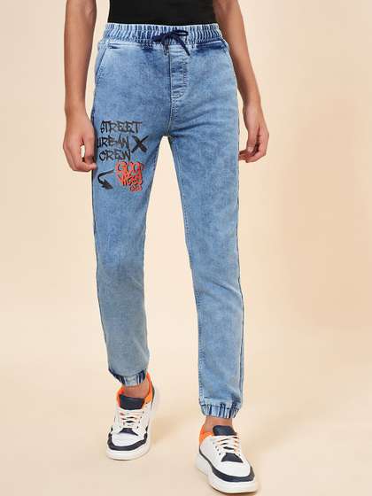 Coolsters by
                      Pantaloons Boys Clean Look Mid-Rise Stretchable
                      Jeans