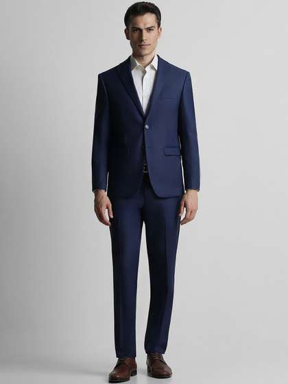 Peter England Elite
                      Slim-Fit Two Piece Formal Suit