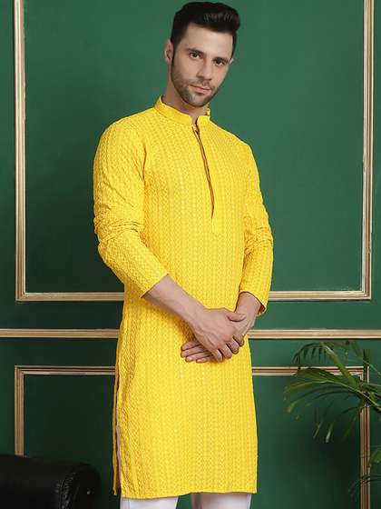 Anouk Embroidered Straight Kurta