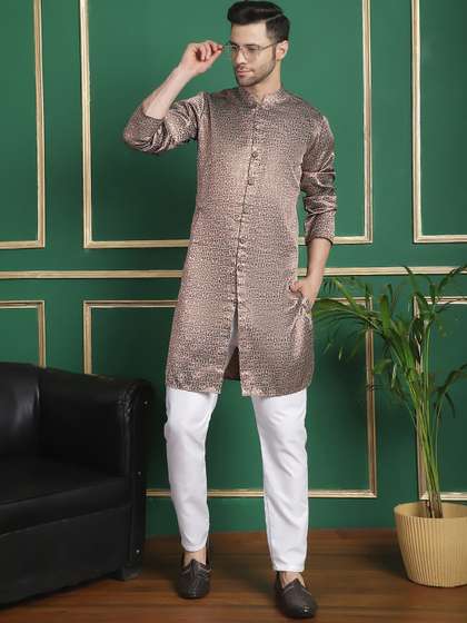 Anouk Geometric Pathani Kurta