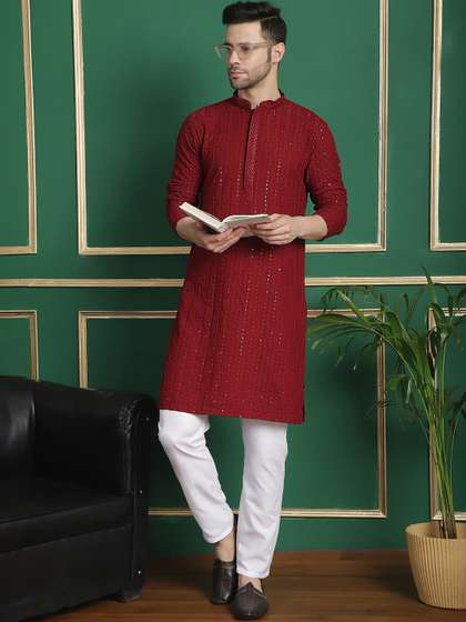 Anouk Geometric Straight Kurta