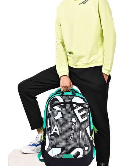 Gear Kids Graphic
                    Printed Backpack With Compression Straps