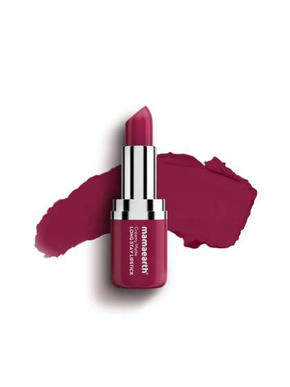 Mamaearth Creamy
                        Matte Long Stay Lipstick With Murumuru Butter -
                        4.2g - Cranberry Crush
