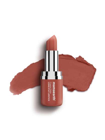 Mamaearth Creamy
                        Matte Long Stay Lipstick With Murumuru Butter -
                        Apricot Taupe