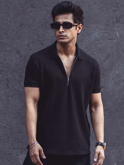 Powerlook Henley Neck Long Sleeves Cotton T-shirt