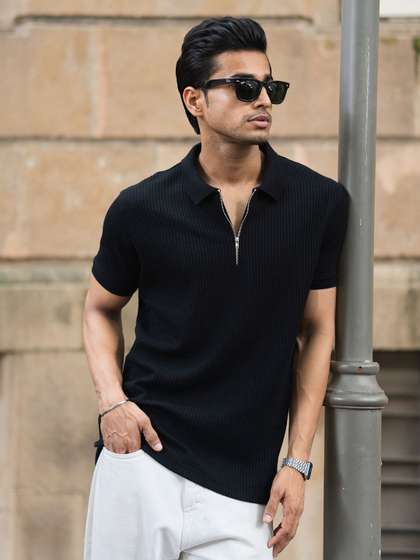 Powerlook Henley Neck
                      Long Sleeves Cotton T-shirt