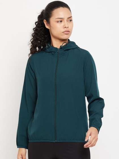 PERFKT-U Women
                        Windcheater Antimicrobial Longline Training or
                        Gym Sporty Jacket