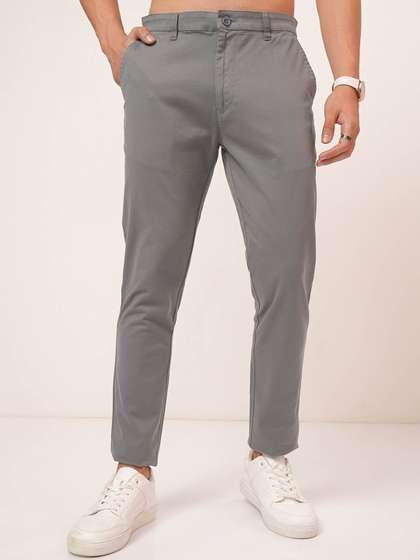 HIGHLANDER Men
                          Soft Feel Twill Chino Tapered Fit Trousers