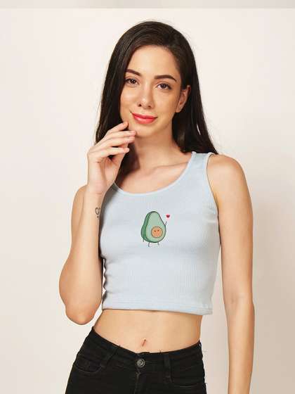 Crop Top Ajio Tops Under 499 75% OFF On Urban Creation Women's